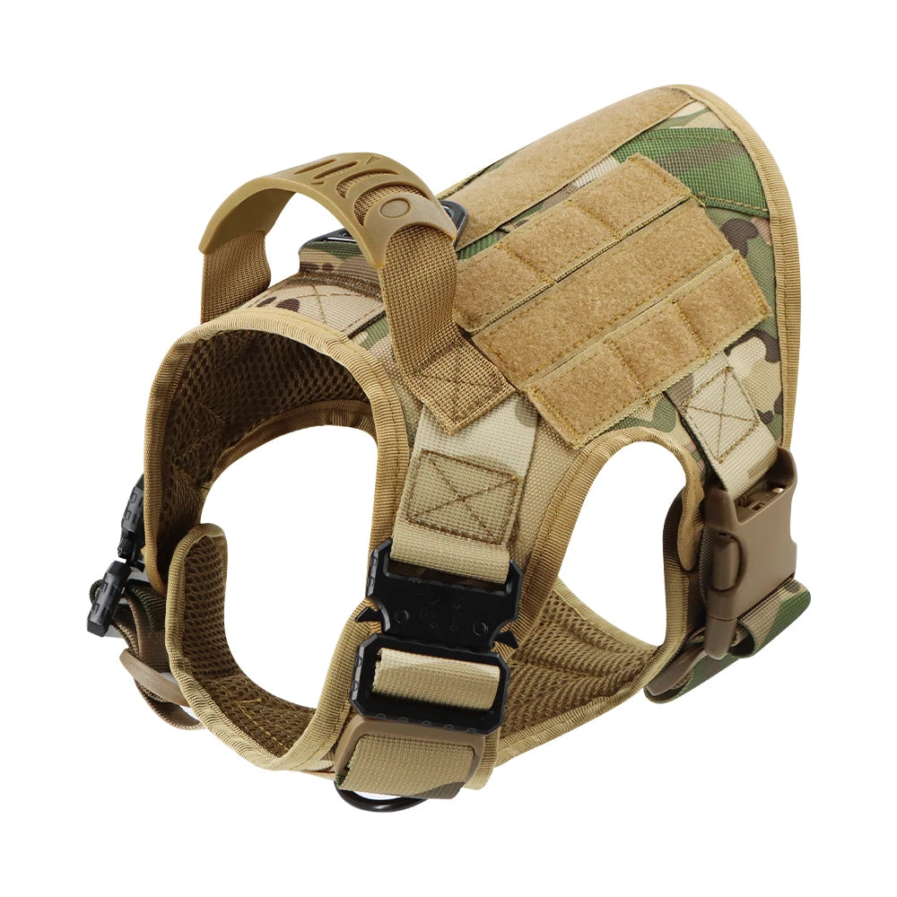 PETRAVEL Tactical Dog Harness & Leash Set | Military-Grade No-Pull Vest for Training, Walking & Hunting | S–XL