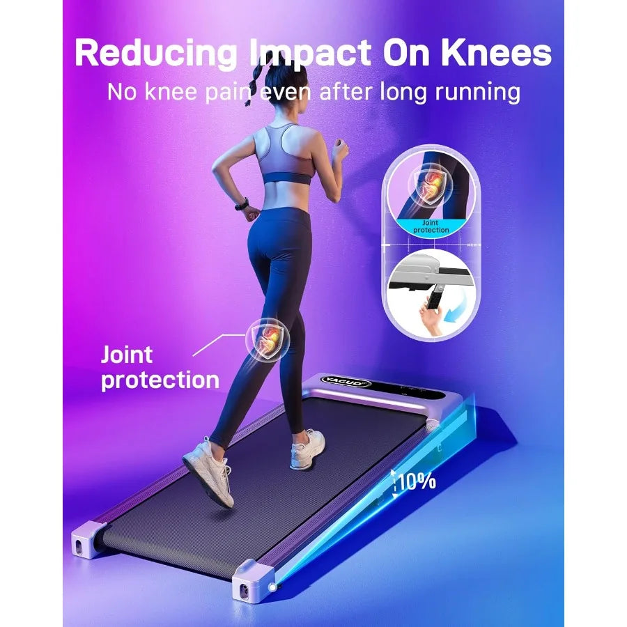 Under-Desk Walking Pad - Portable Treadmill with Remote Control for Home & Office