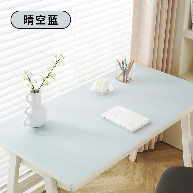 Extra Large Soft Table Mat (Heat-Resistant & Waterproof) - Reusable Oil-Proof Desk Pad for Kitchen & Office