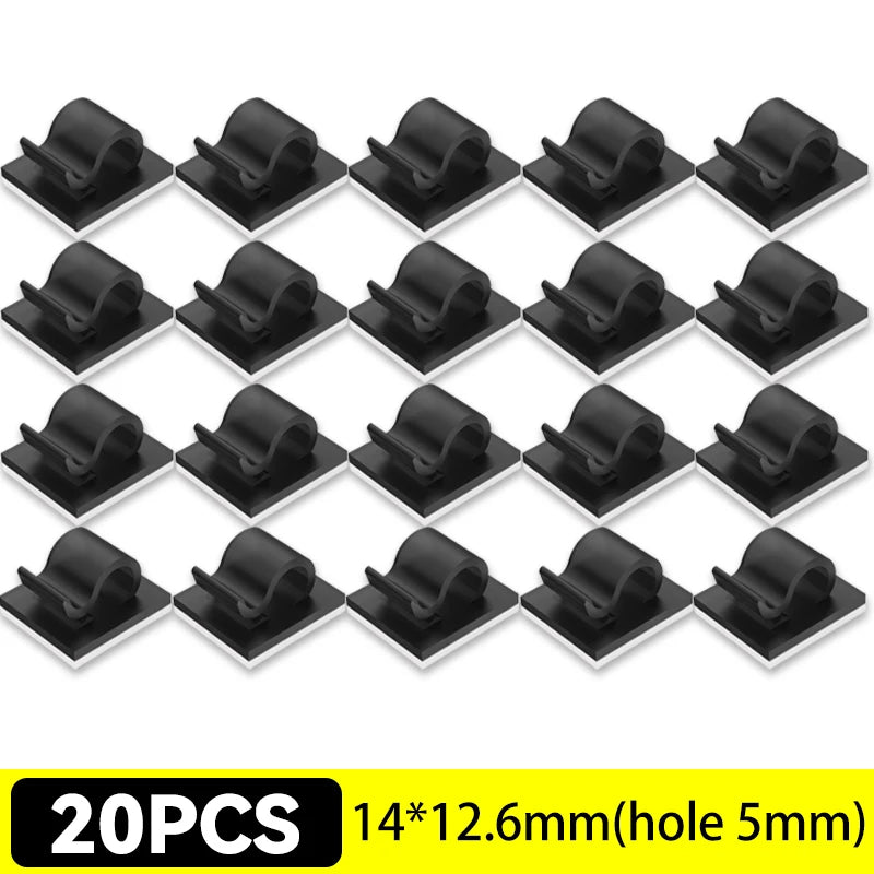 5-50Pcs Self Adhesive Cable Clips
