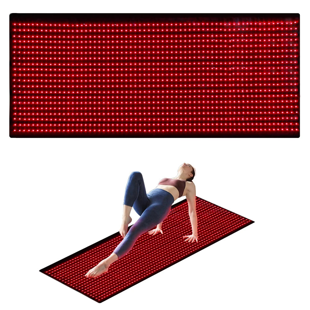 Full Body Red Light Therapy Mat - LED Light Relief Pad for Muscle Recovery & Inflammation