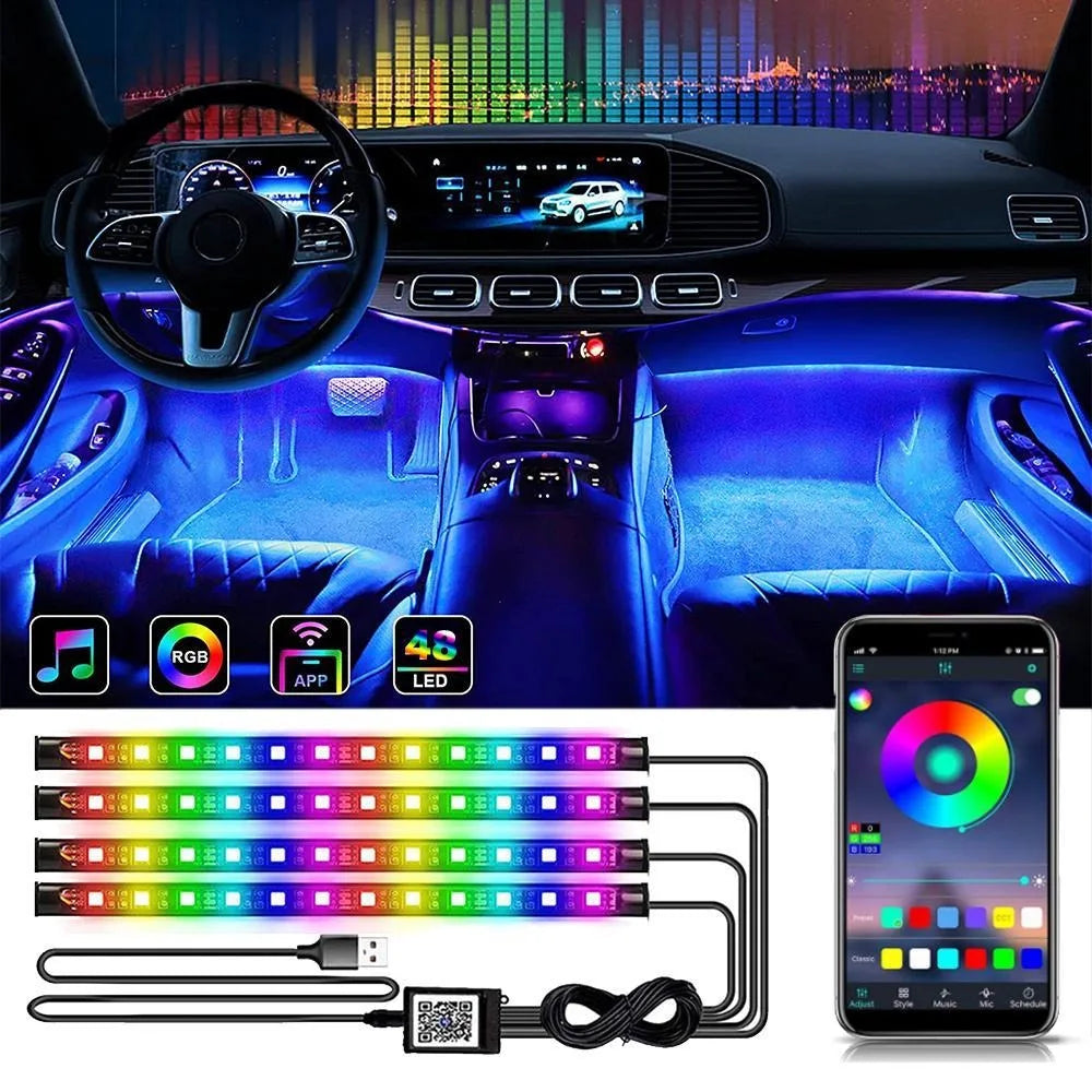 RGB Automotive Atmosphere Decorative Lamp Led Interior