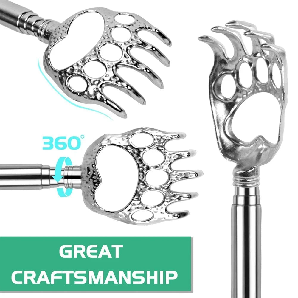 3PCS Back Scratcher Telescopic Bear Claw