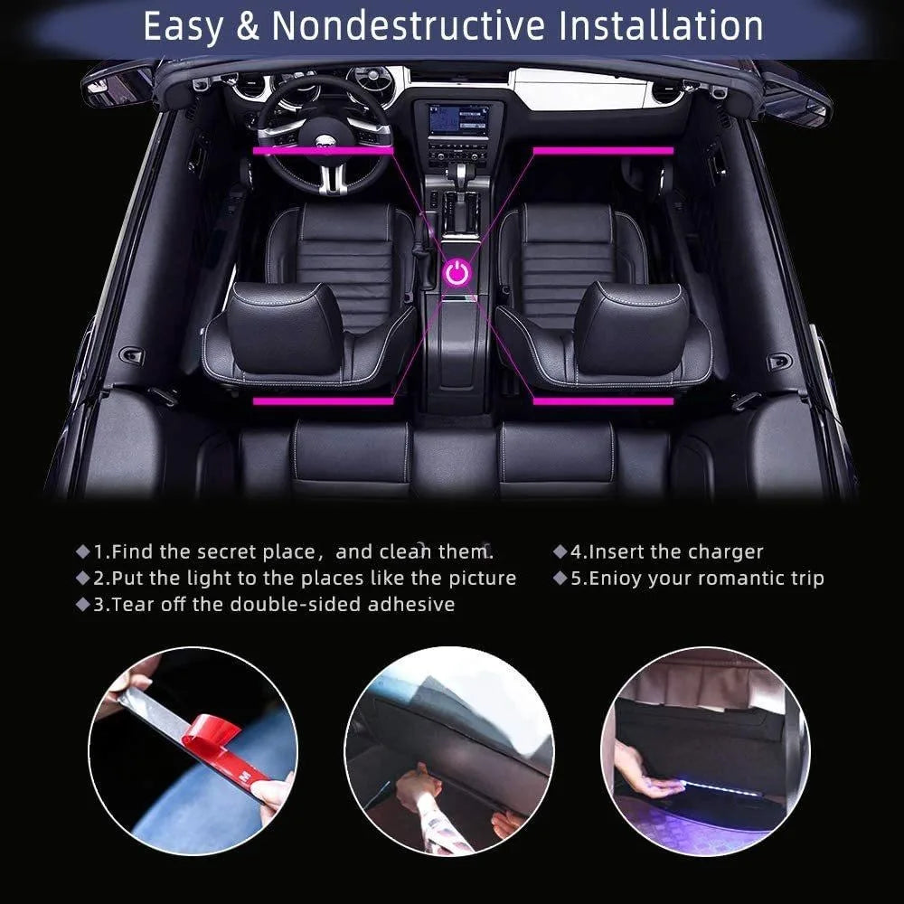RGB Automotive Atmosphere Decorative Lamp Led Interior