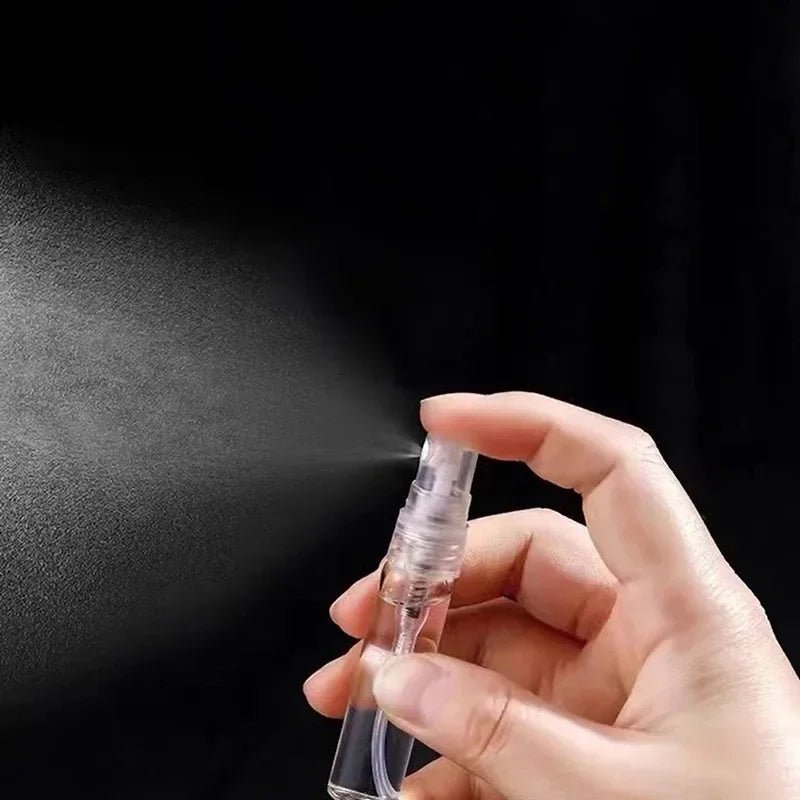 5/10Pcs 3ml 5ml 10ml Clear Mini Perfume Glass Bottle