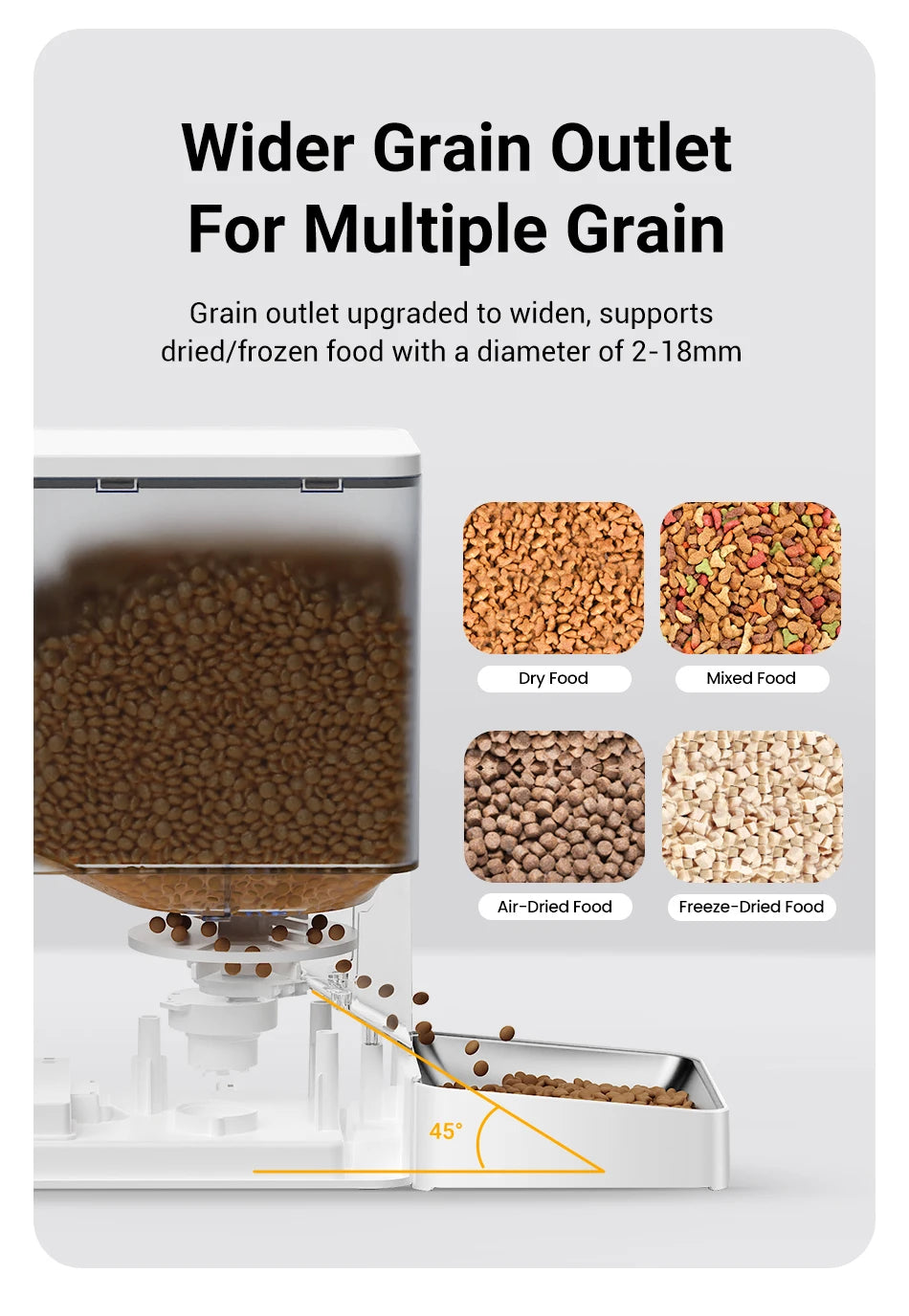 ROJECO 2-in-1 Automatic Pet Feeder & Water Fountain | 8.5L Smart Kibble Dispenser with LCD Display & Timer