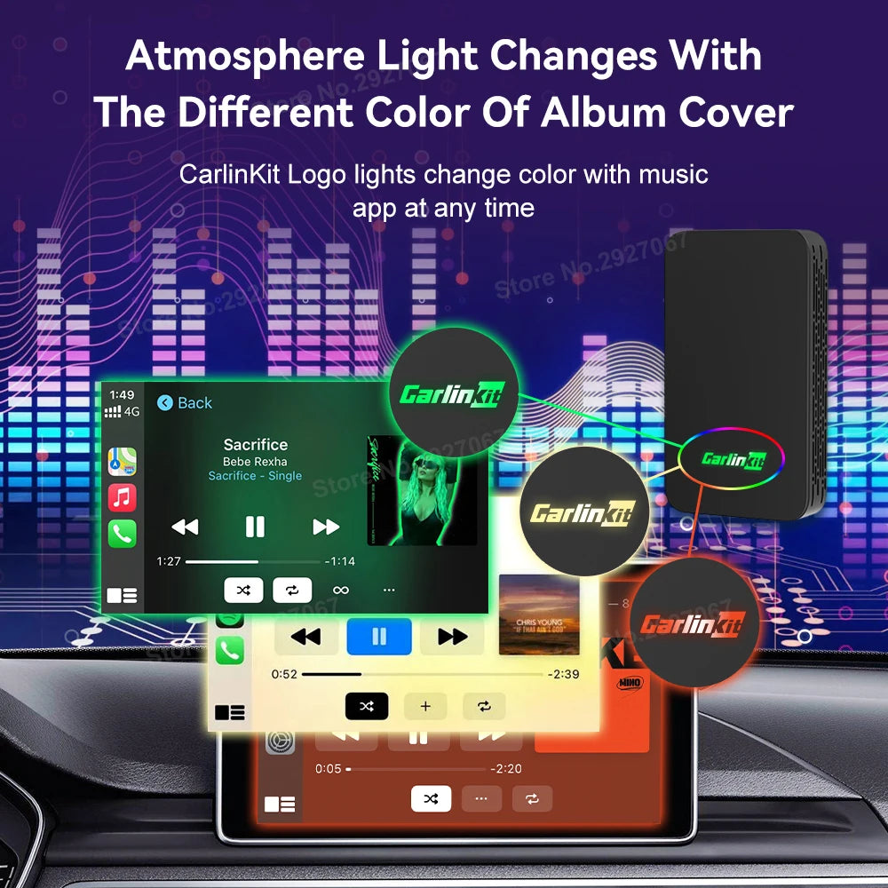 CarlinKit Wireless CarPlay & Android Auto Adapter | 5.0 / 4.0 | Plug & Play, Auto-Connect