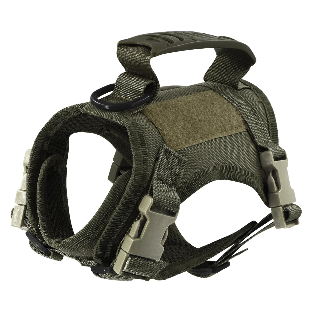 LISM Tactical Cat Harness | Escape-Proof Vest with Air Cushion Support & Control Handle | Adjustable for Cats & Small Dogs