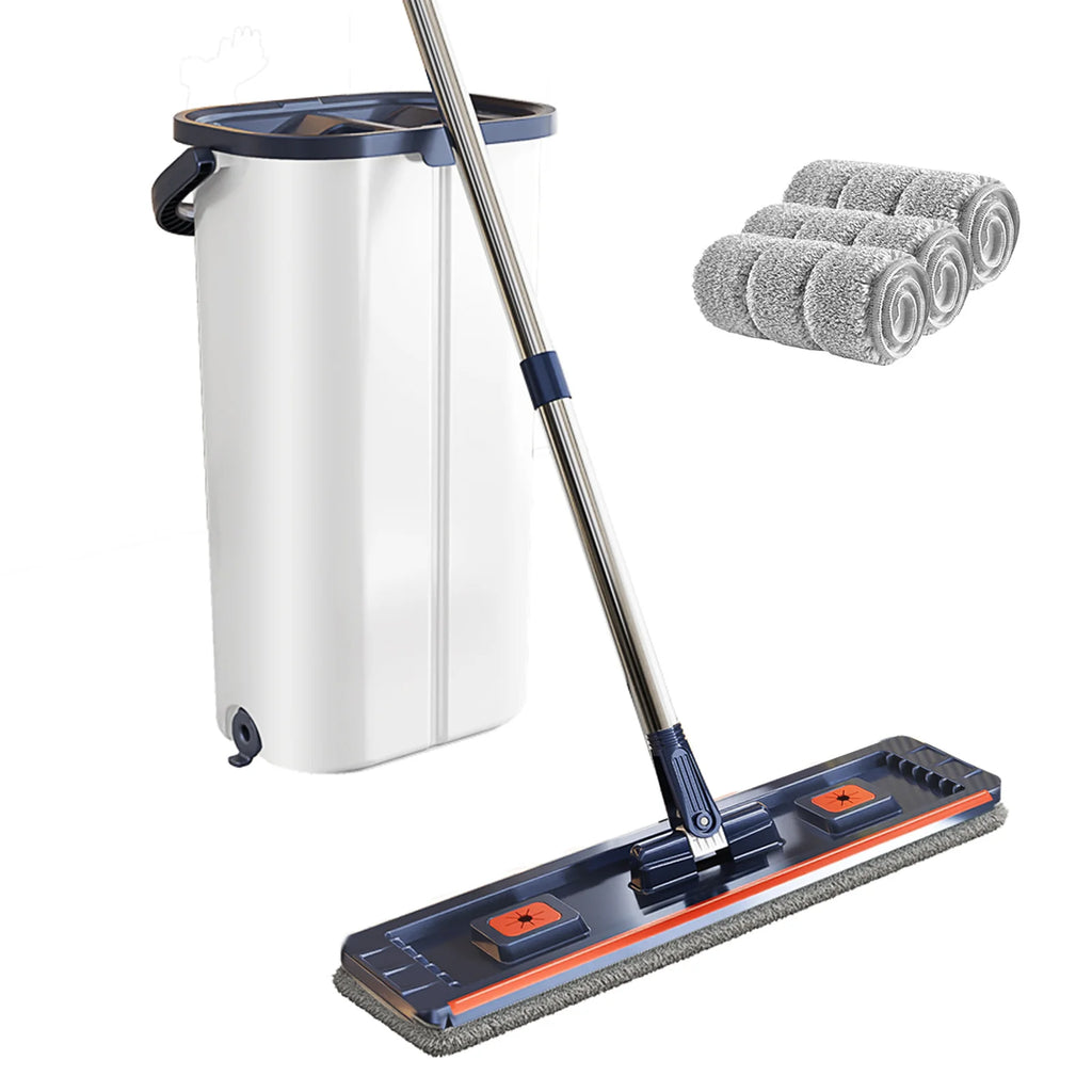 Floor washing mop,Mop Buckets Separate Clean and Dirty Water