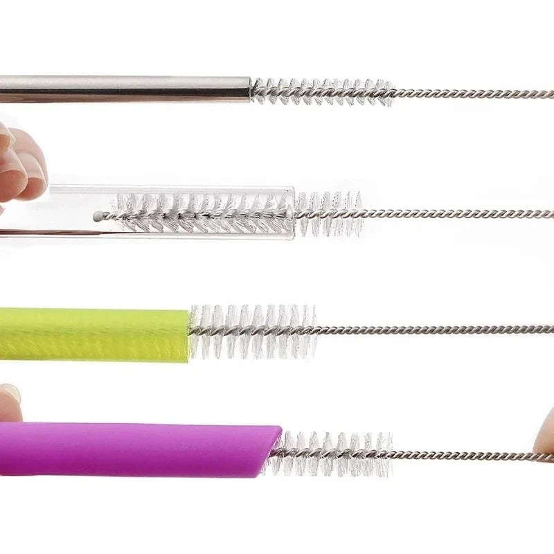 5/10PCS Drinking Straw Cleaning Brush Kit
