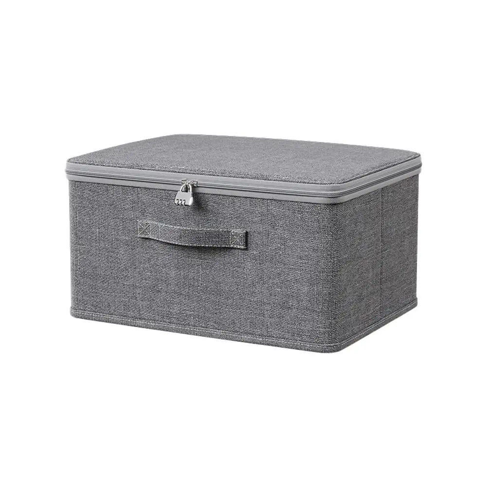 Lockable Clothes Organizer - Secure Wardrobe Storage Box with Password Lock