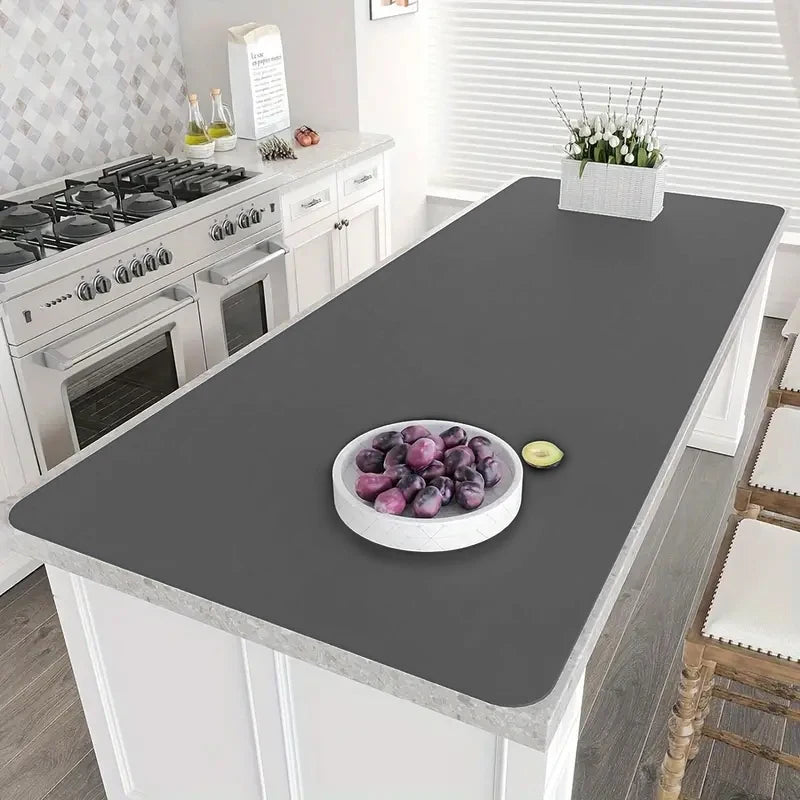 Extra Large Silicone Table Mat (60x120cm) - Eco-Friendly Heat-Resistant Waterproof Countertop Protector
