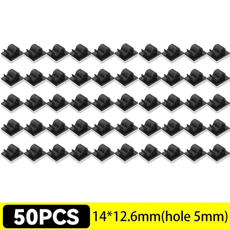 5-50Pcs Self Adhesive Cable Clips