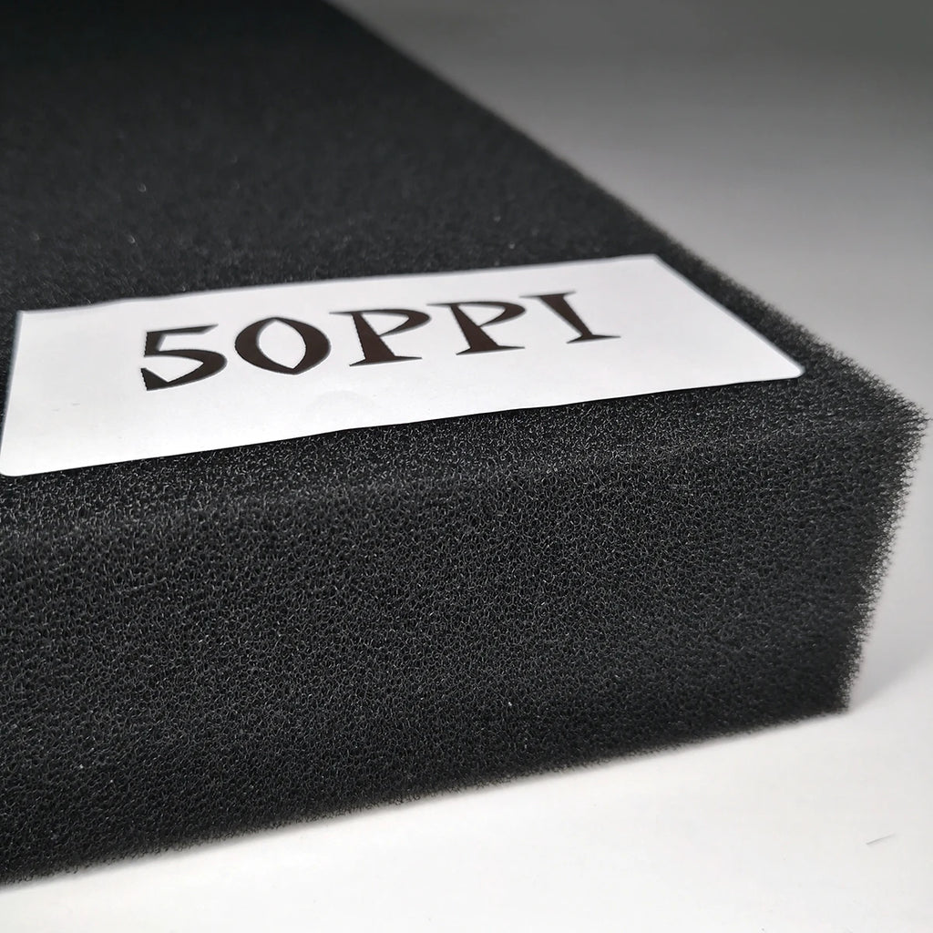 Aquarium Bio Sponge Filter Media | Cut-to-Fit Foam Pads for Fish Tanks & Koi Ponds | 15/25/35/50 PPI
