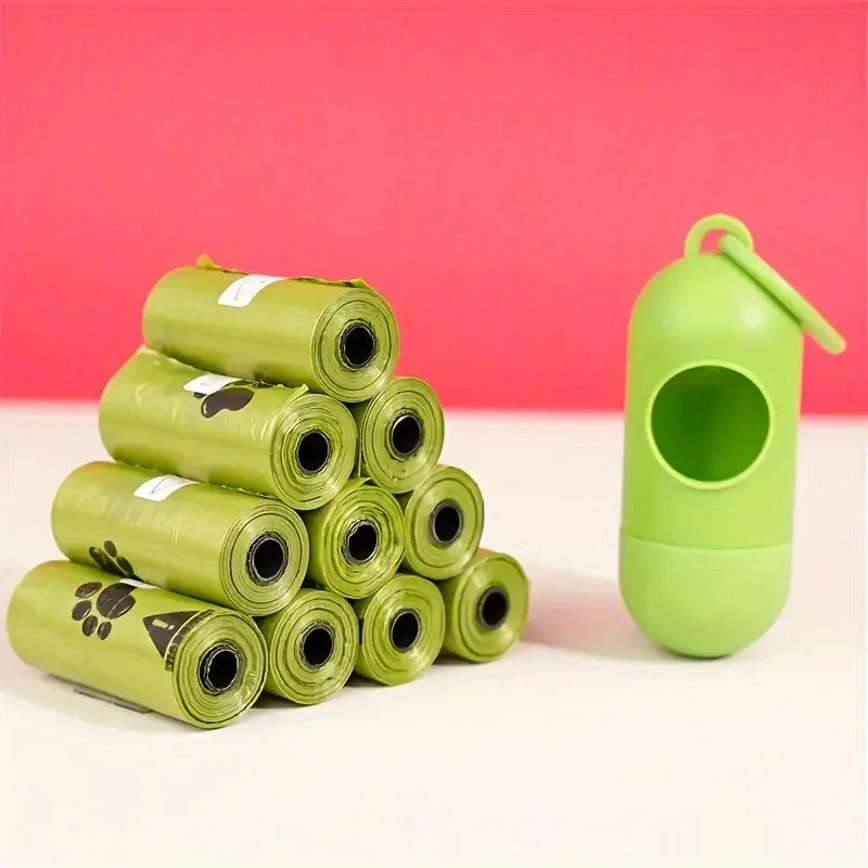 Biodegradable Pet Waste Bags - Leak-Proof Eco-Friendly Dog Poop Bags with Easy-Tear Design