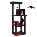 PAWZ Road 5-Level Cat Tree Tower | Large Hammock, Sisal Scratching Posts & Cozy Condo for Indoor Cats