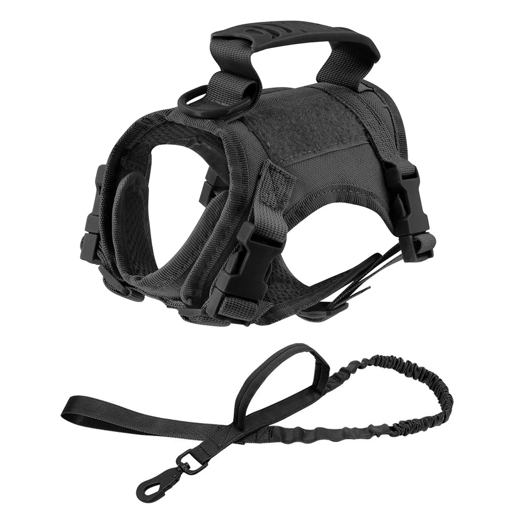 LISM Tactical Cat Harness | Escape-Proof Vest with Air Cushion Support & Control Handle | Adjustable for Cats & Small Dogs