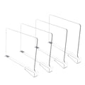 Transparent Closet Shelf Divider - Acrylic Wardrobe Organizer for Bags & Sweaters