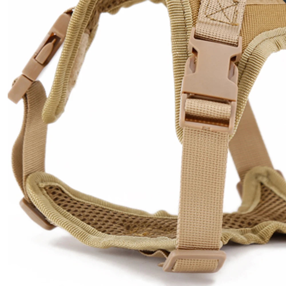LISM Tactical Cat Harness | Escape-Proof Vest with Air Cushion Support & Control Handle | Adjustable for Cats & Small Dogs