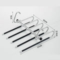 Magic Folding Pants Hangers - 5-in-1 Space-Saving Multi-Layer Clothes Hanger