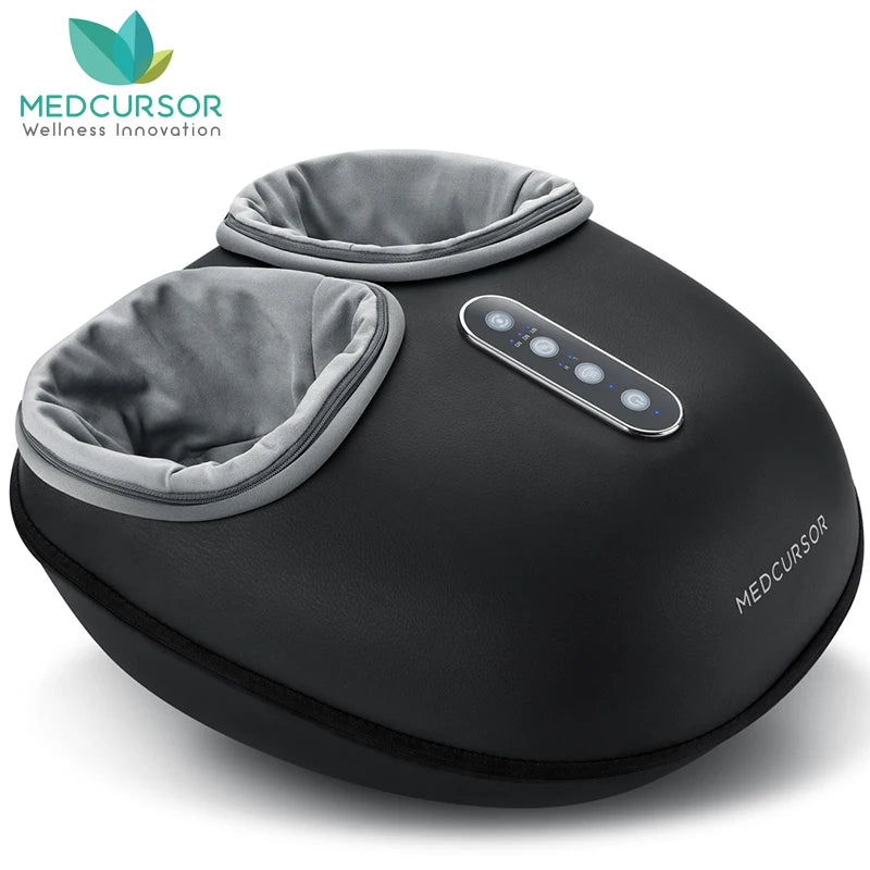 Medcursor Shiatsu Foot Massager - Deep Tissue Kneading Machine with Heat Roller