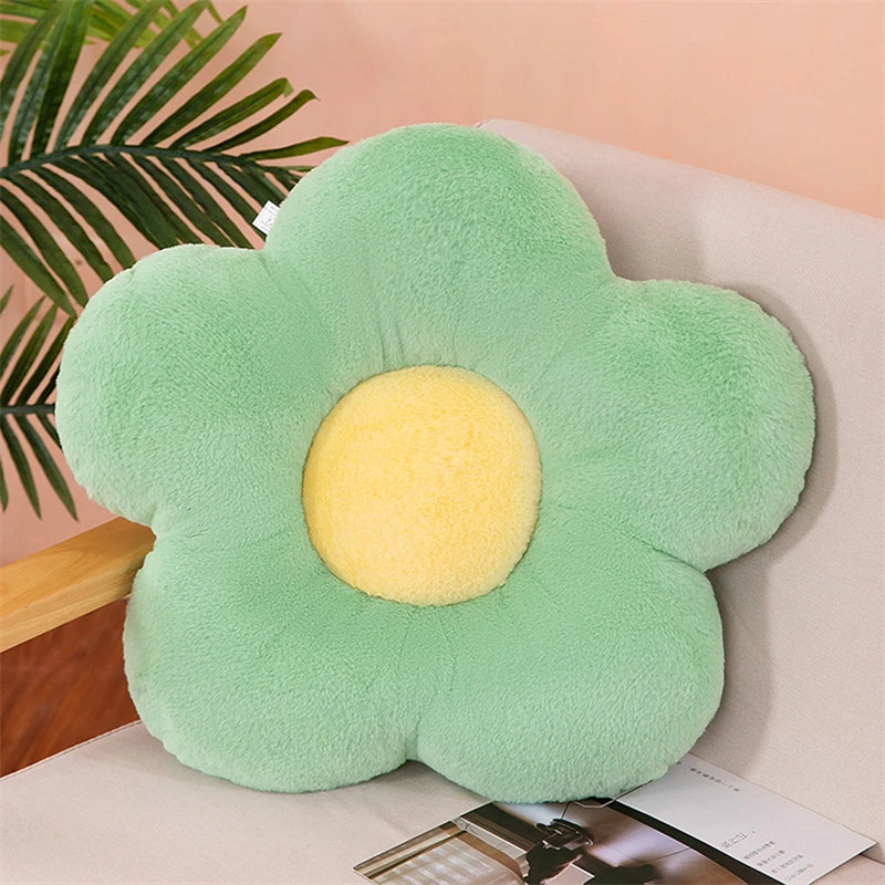 12/35cm Stuffed Five Petal Flower Cushion