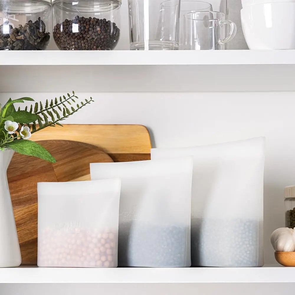 Reusable 100% Silicone Food  Bags