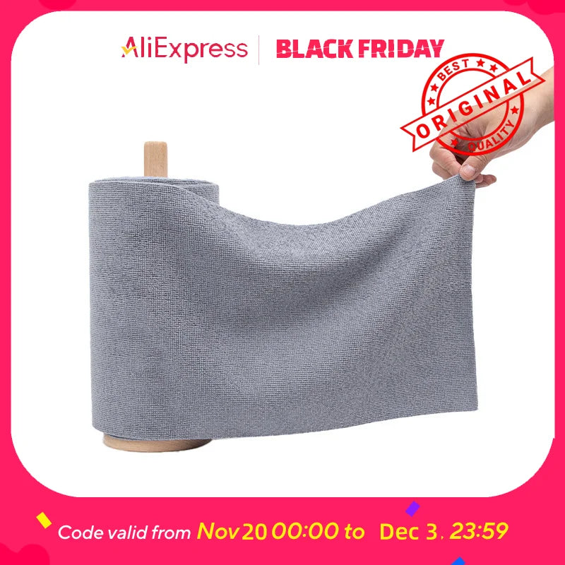 Microfiber Kitchen Cleaning Cloths - Ultra-Absorbent Reusable Lint-Free Dish Towels (Multi-Pack)