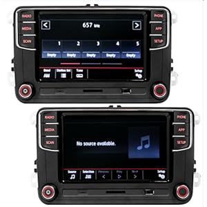 SCUMAXCON RCD360 Series Car Stereo for VW & Skoda | CarPlay, Android Auto, Bluetooth, RVC | Drop-In Replacement